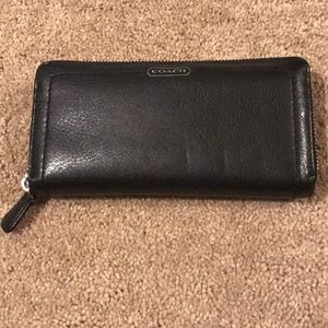 Black coach wallet